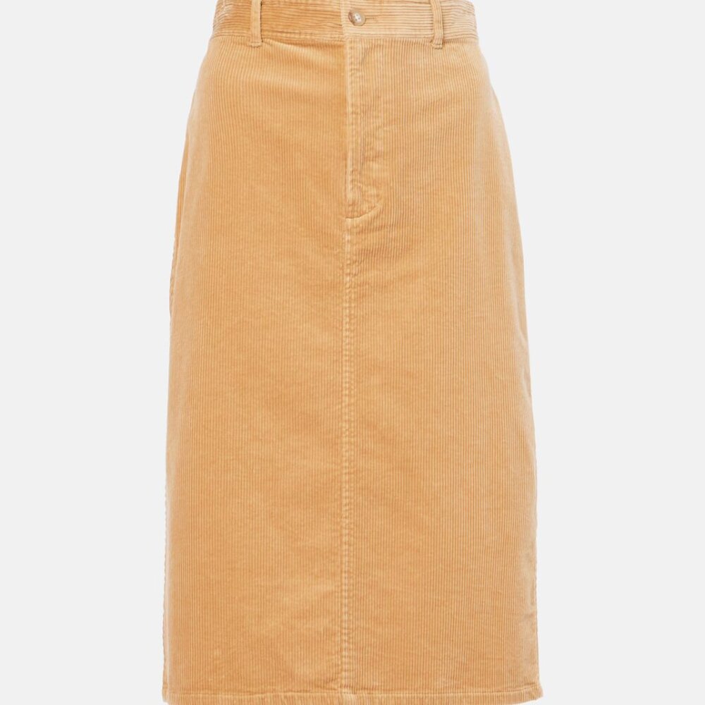 NWT Polo Ralph Lauren Cotton Corduroy Pencil Skirt - Picture 4 of 8